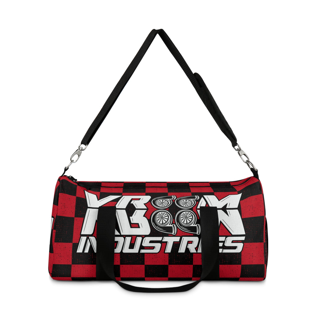 VroomVroom • Red & Black Checkered • Duffle Bag
