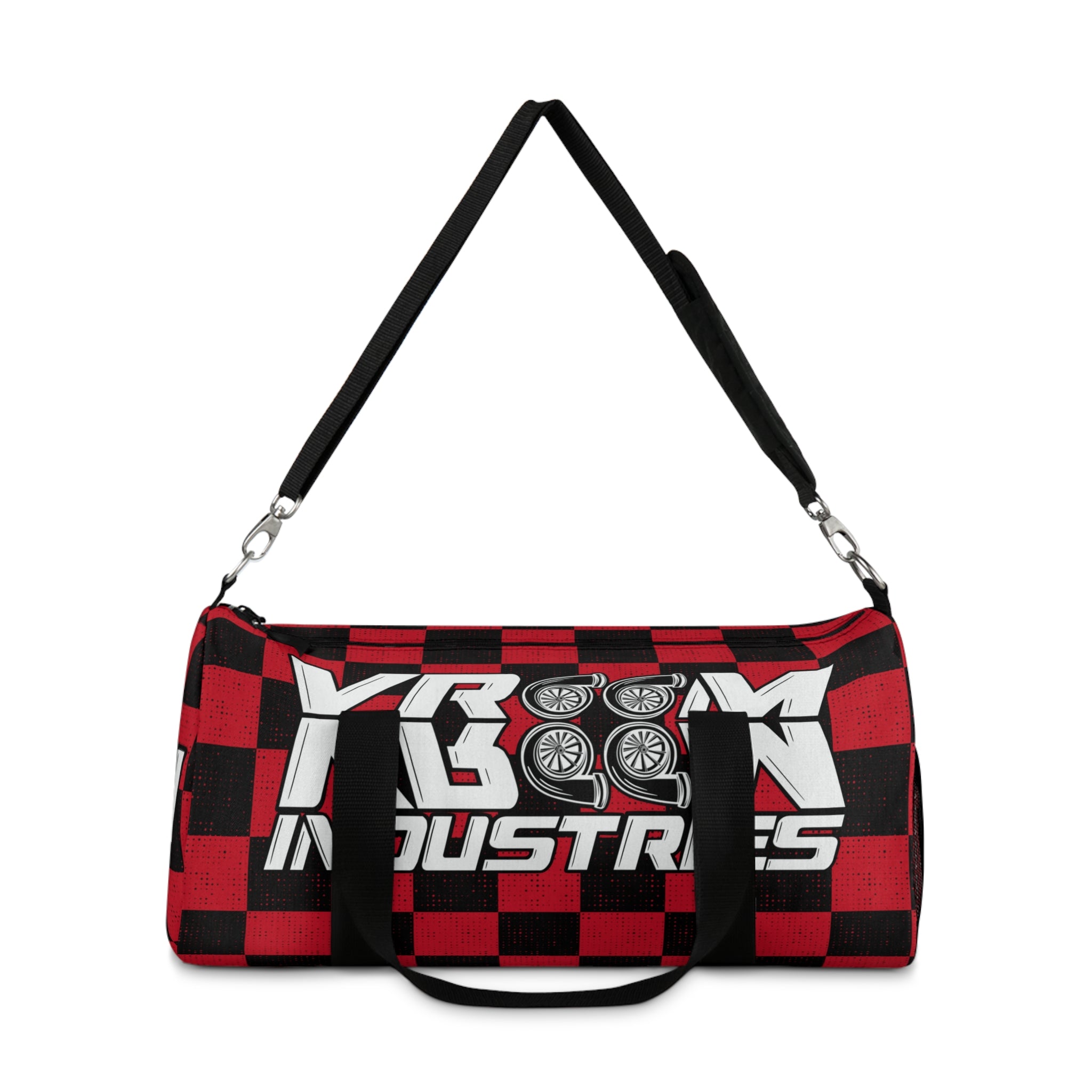 VroomVroom • Red & Black Checkered • Duffle Bag