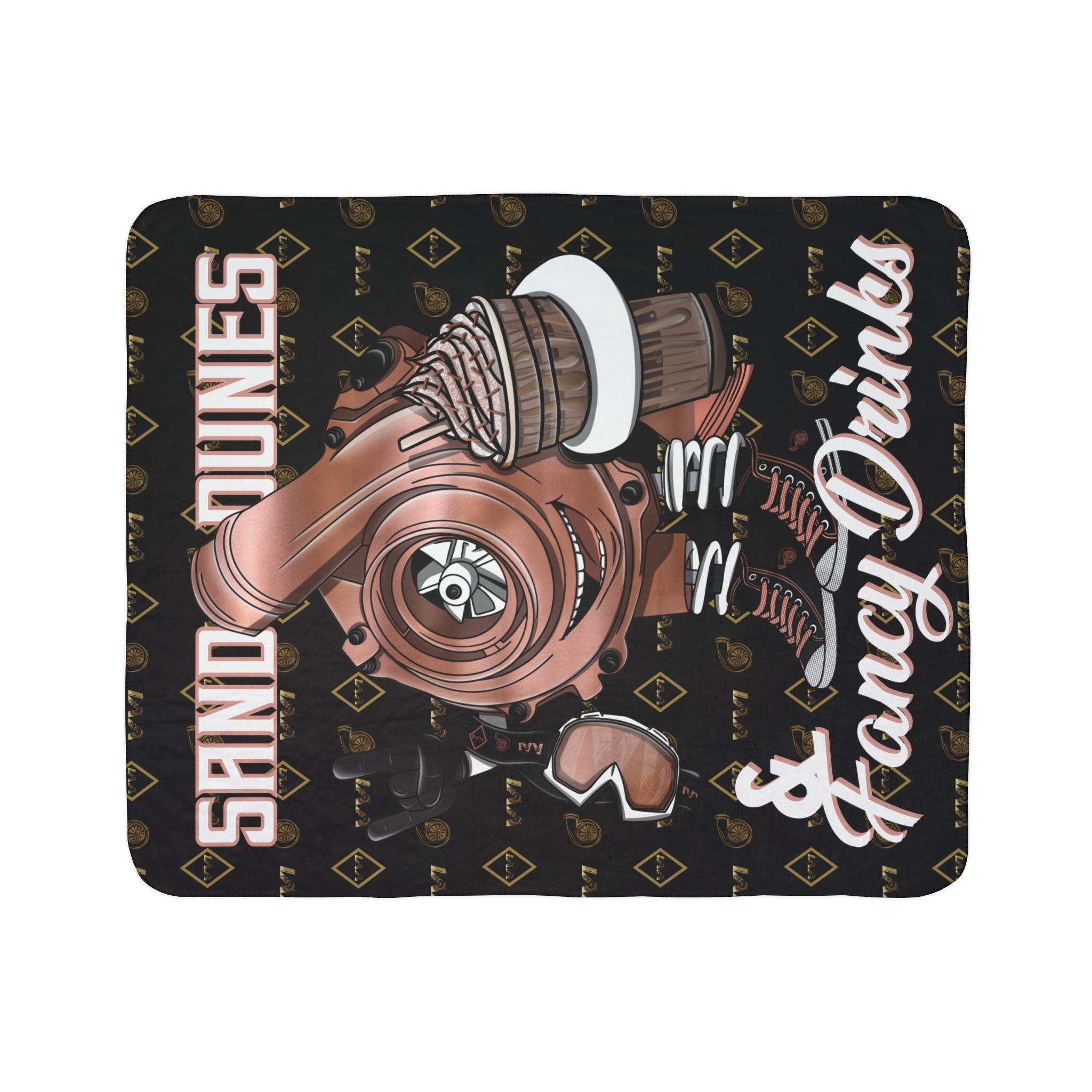 Sand Dunes & Fancy Drinks • Sherpa Blanket