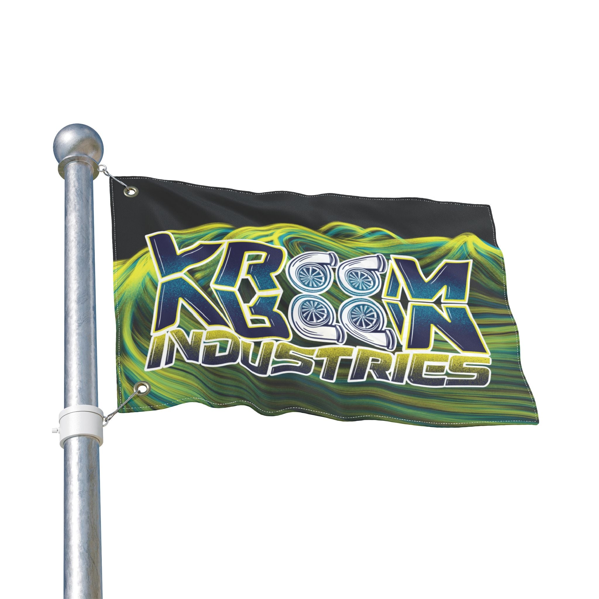 Twisted Crew + VroomVroom (Passenger Side) Flag