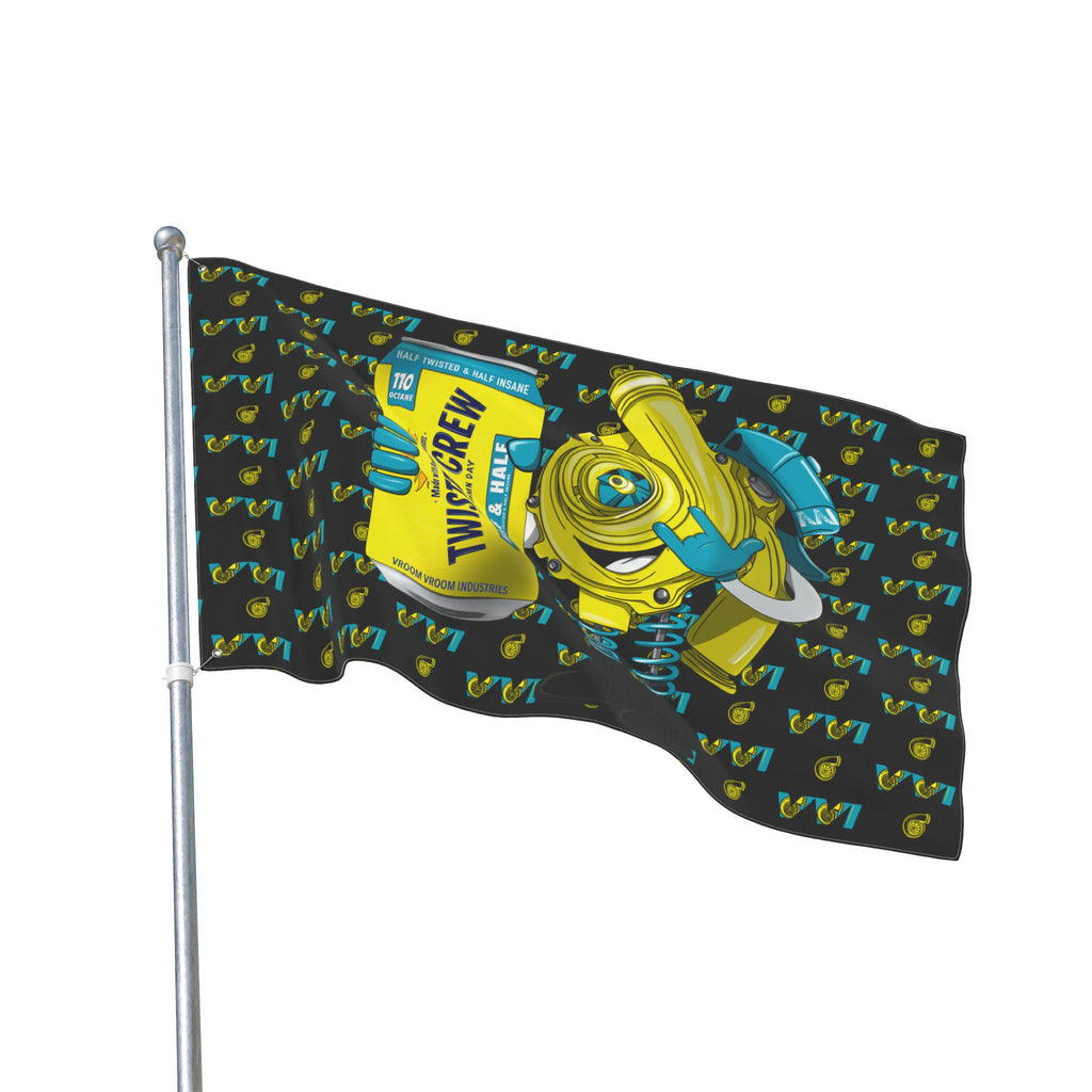 Twisted Crew + VVI Turbo Blue + Yellow (Same) Flag