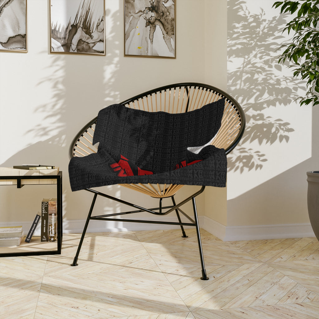 VroomVroom • Red & Black • Microfiber Blanket