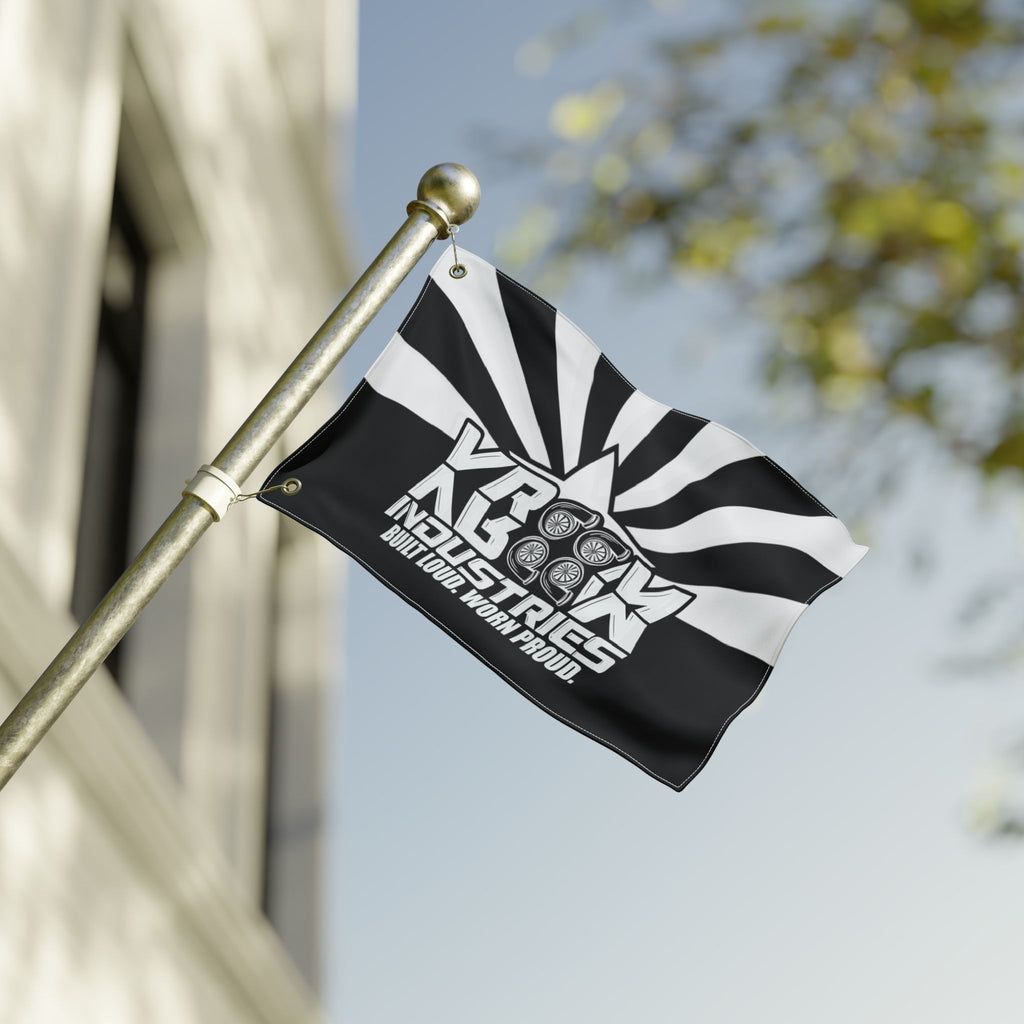 VroomVroom Arizona • White + Black (Same) Flag