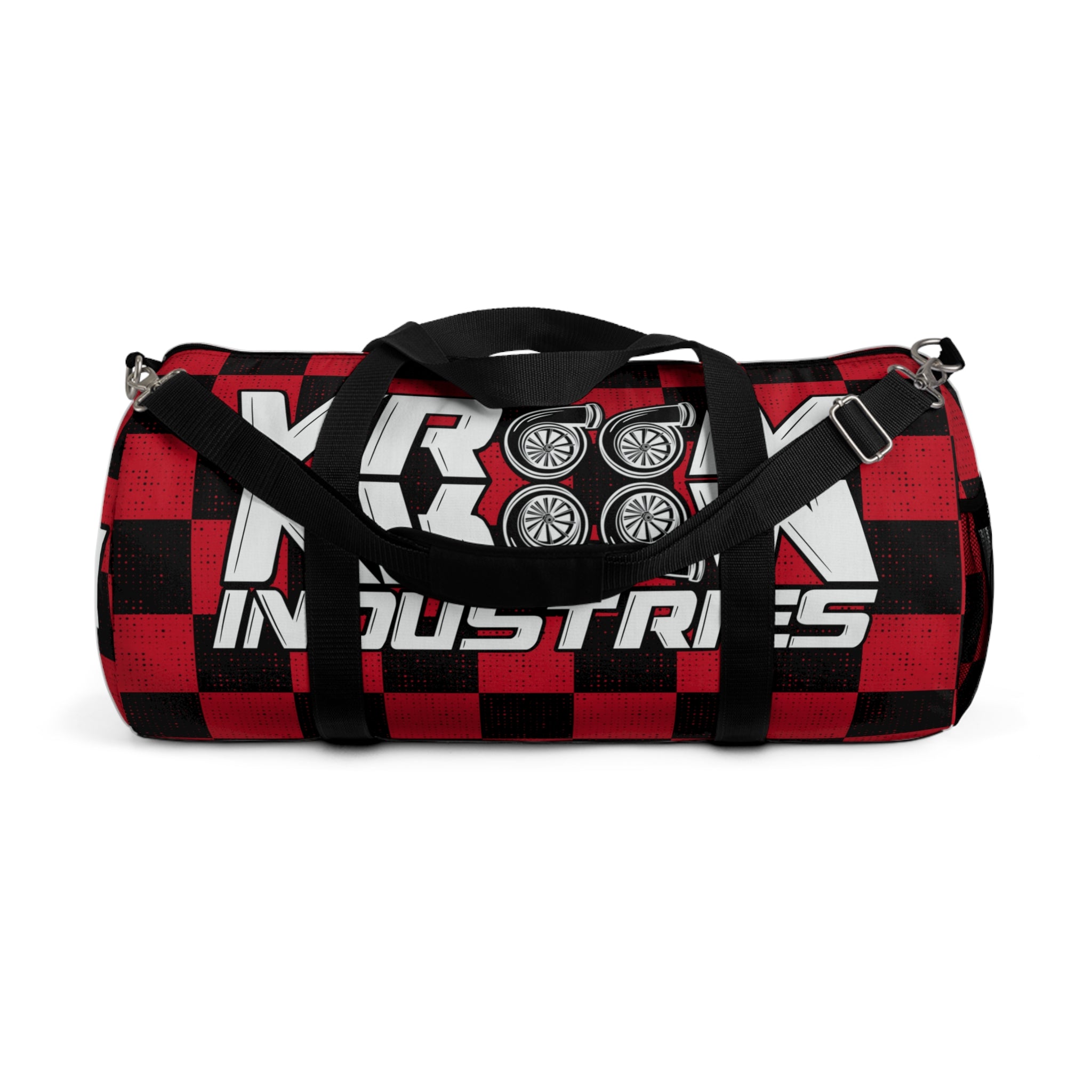 VroomVroom • Red & Black Checkered • Duffle Bag