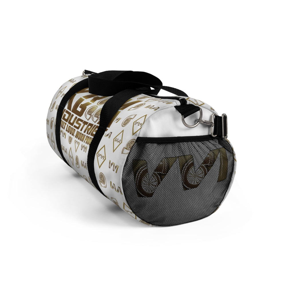 Diamonds & Gold VVI Duffle Bag • White