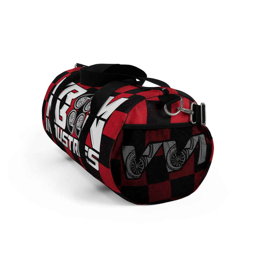 VroomVroom • Red & Black Checkered • Duffle Bag