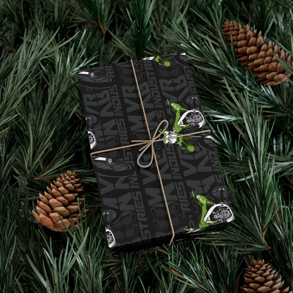 Green Dirtbike • Wrapping Paper
