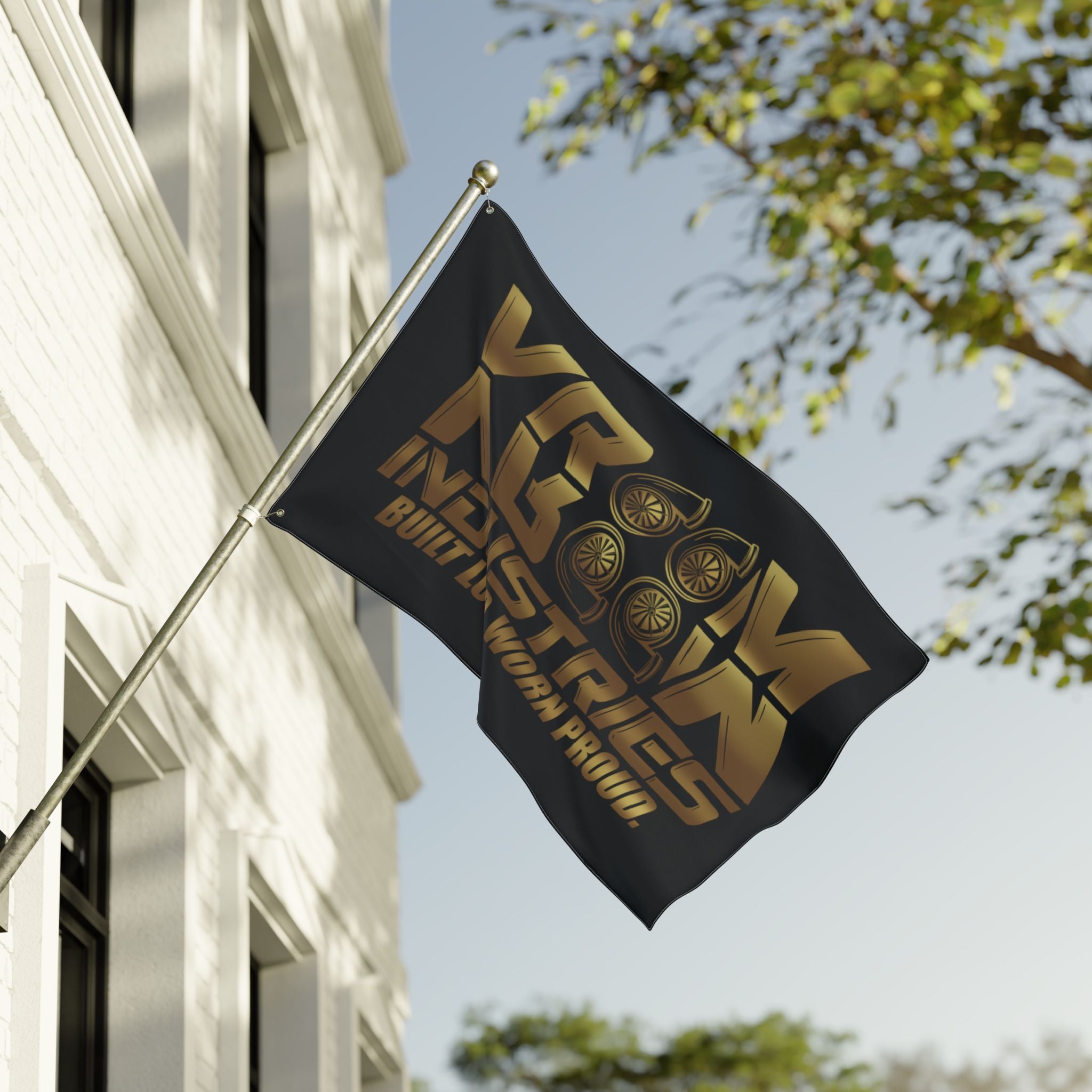 VroomVroom BLWP • Gold + Black (Same) Flag