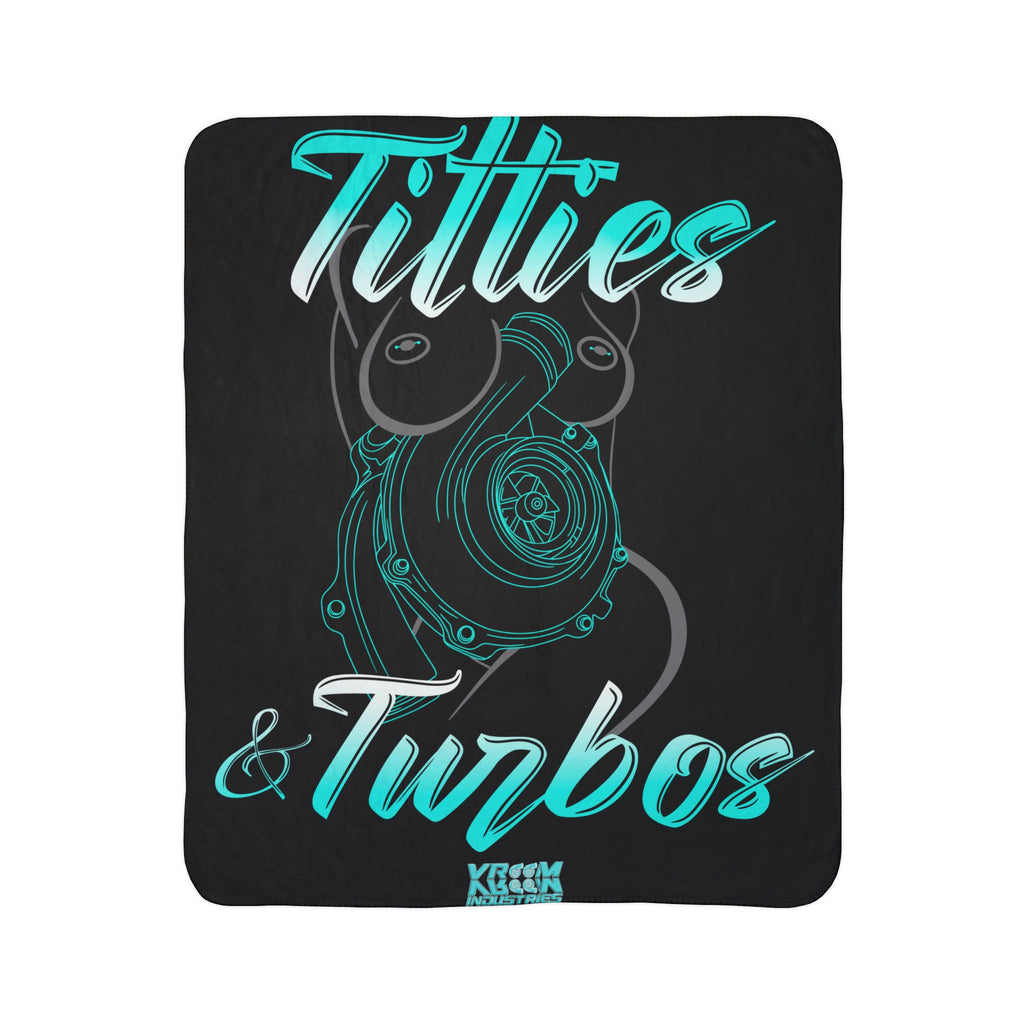 Titties & Turbos • Sherpa Blanket