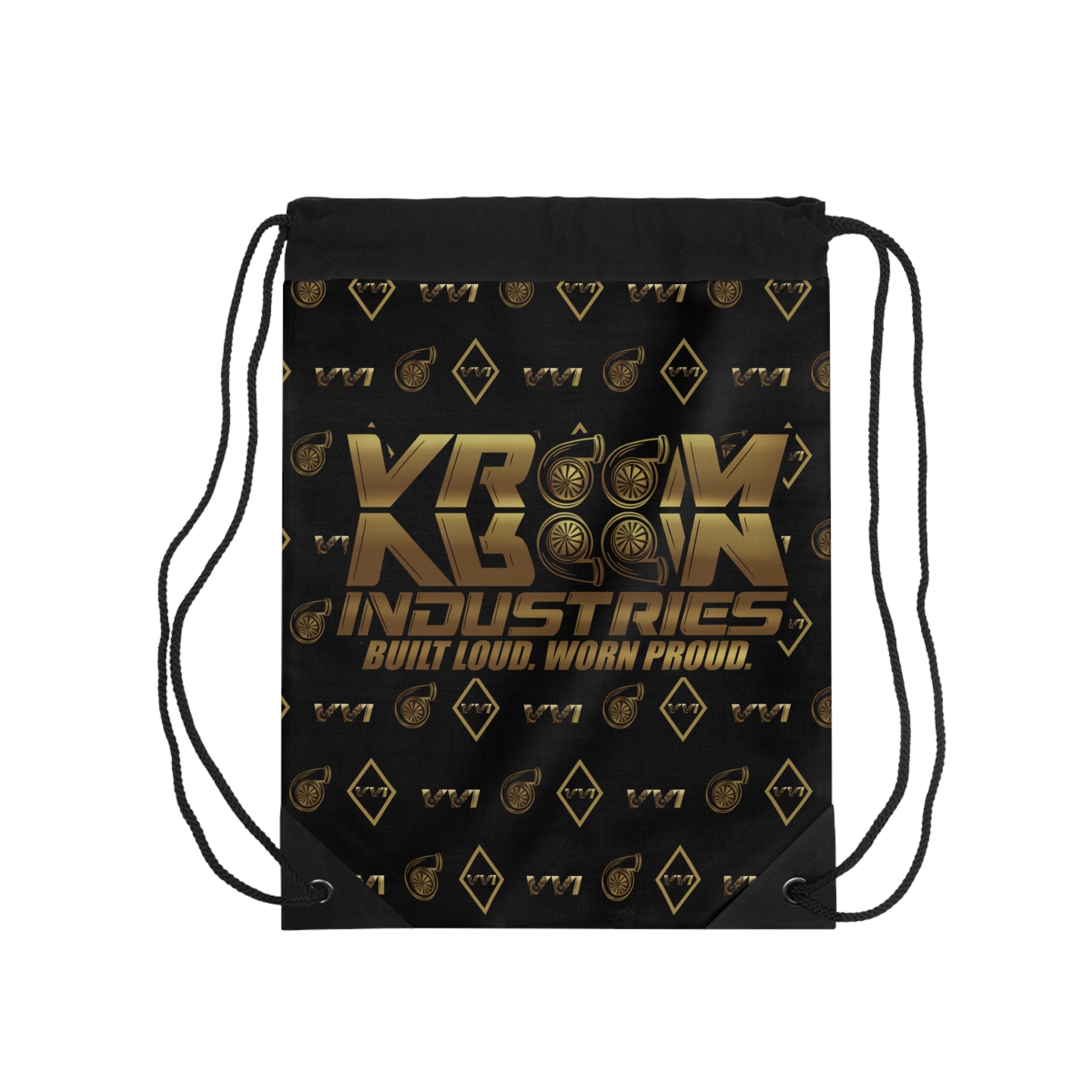 Diamonds & Gold • Drawstring Backpack