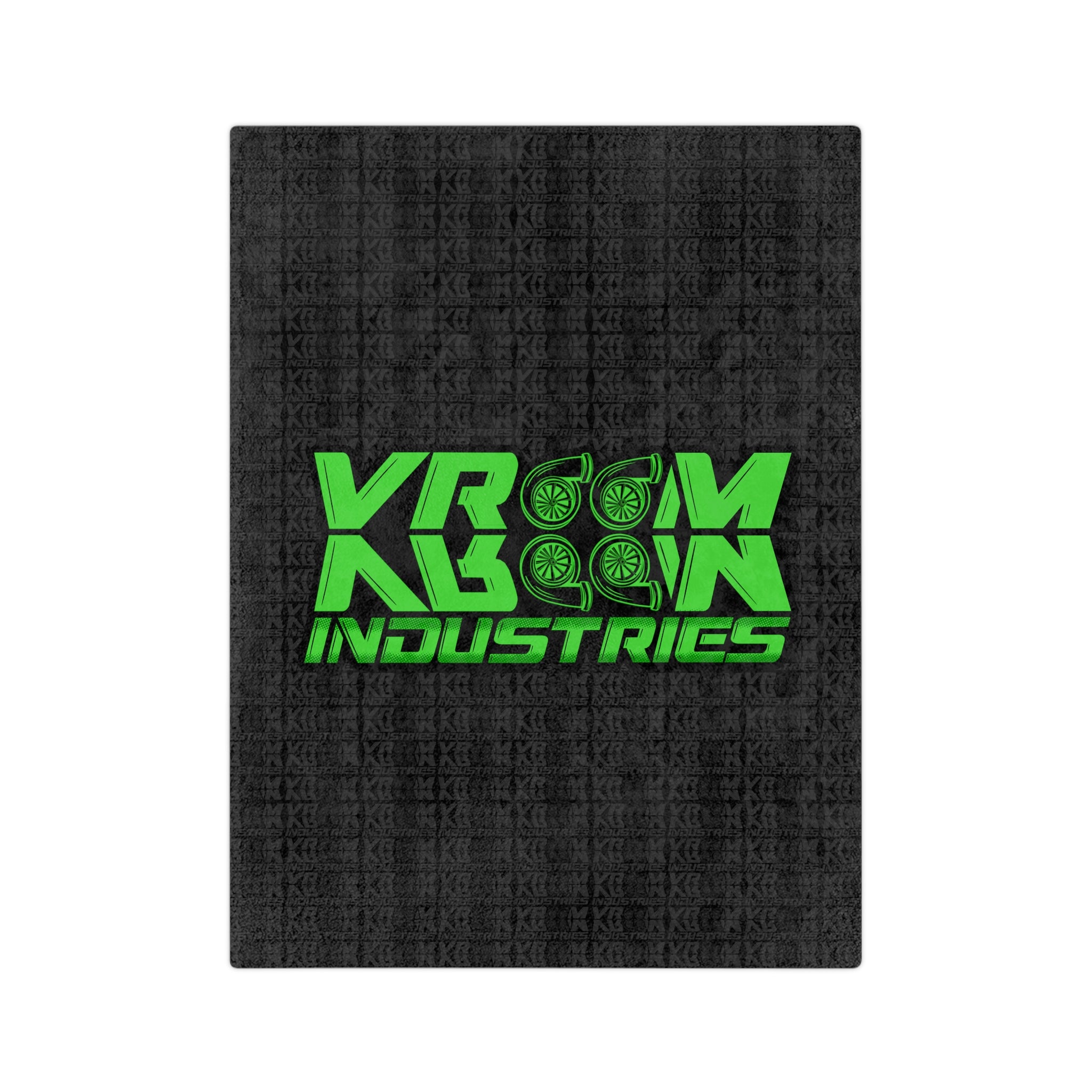 VroomVroom • Green + Black • Microfiber Blanket