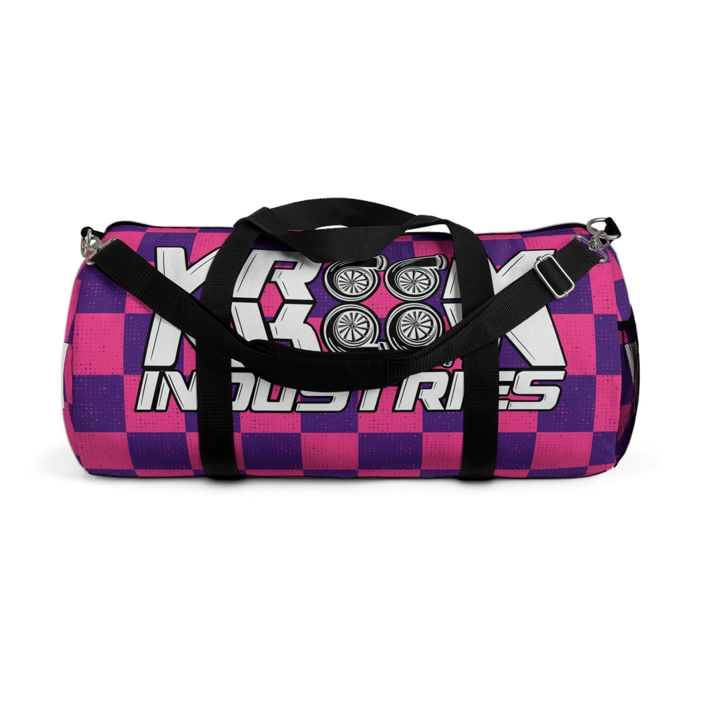 VroomVroom • Pink & Purple Checkered • Duffle Bag