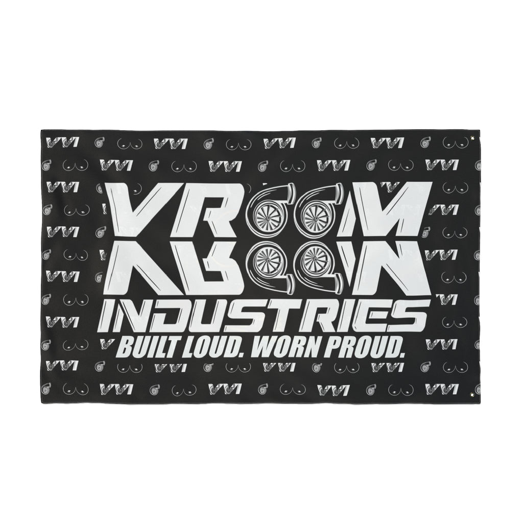 VroomVroom • Black Vroomie (Drivers Side) Flag