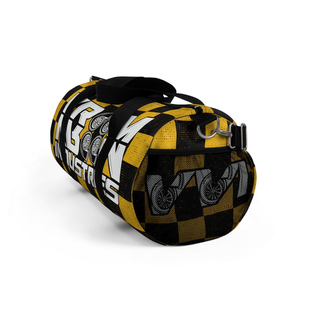 VroomVroom • Yellow & Black Checkered • Duffle Bag