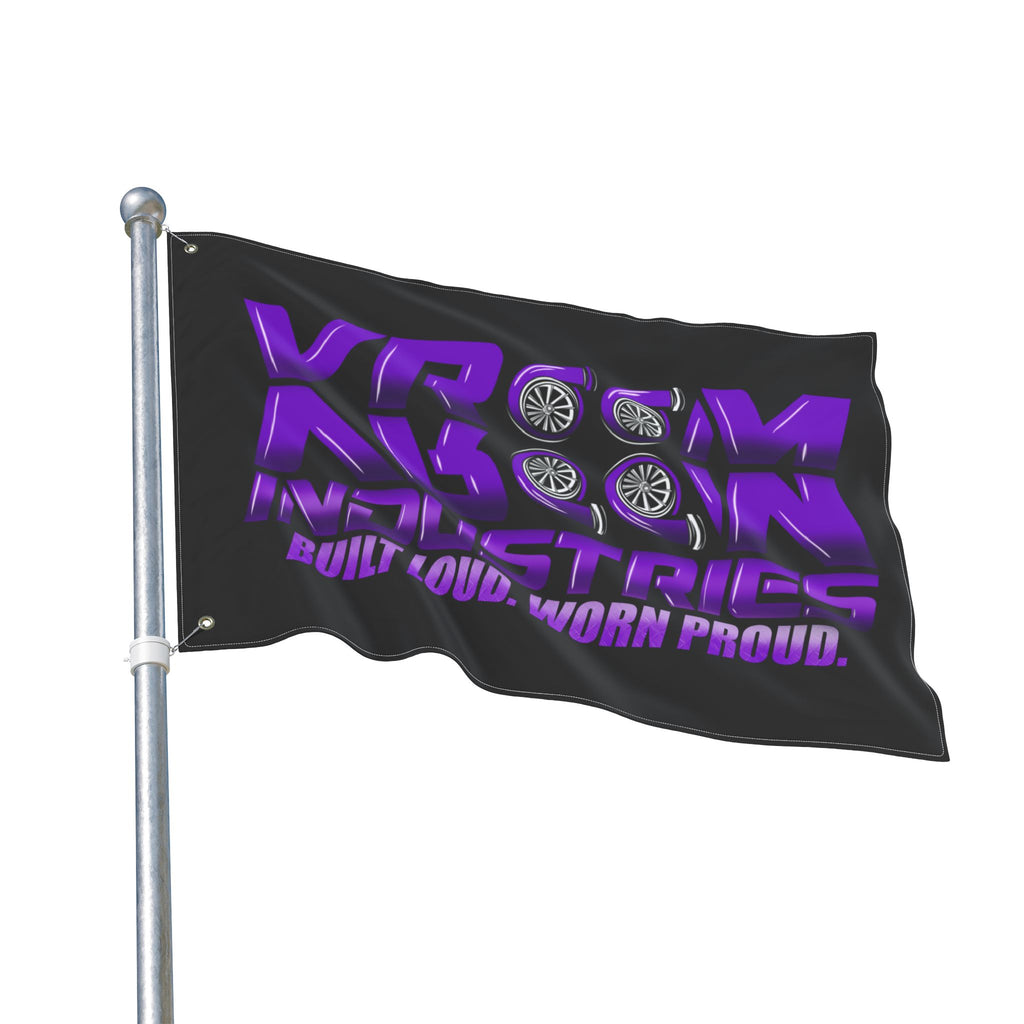 VroomVroom BLWP • Purple + Black (Same) Flag