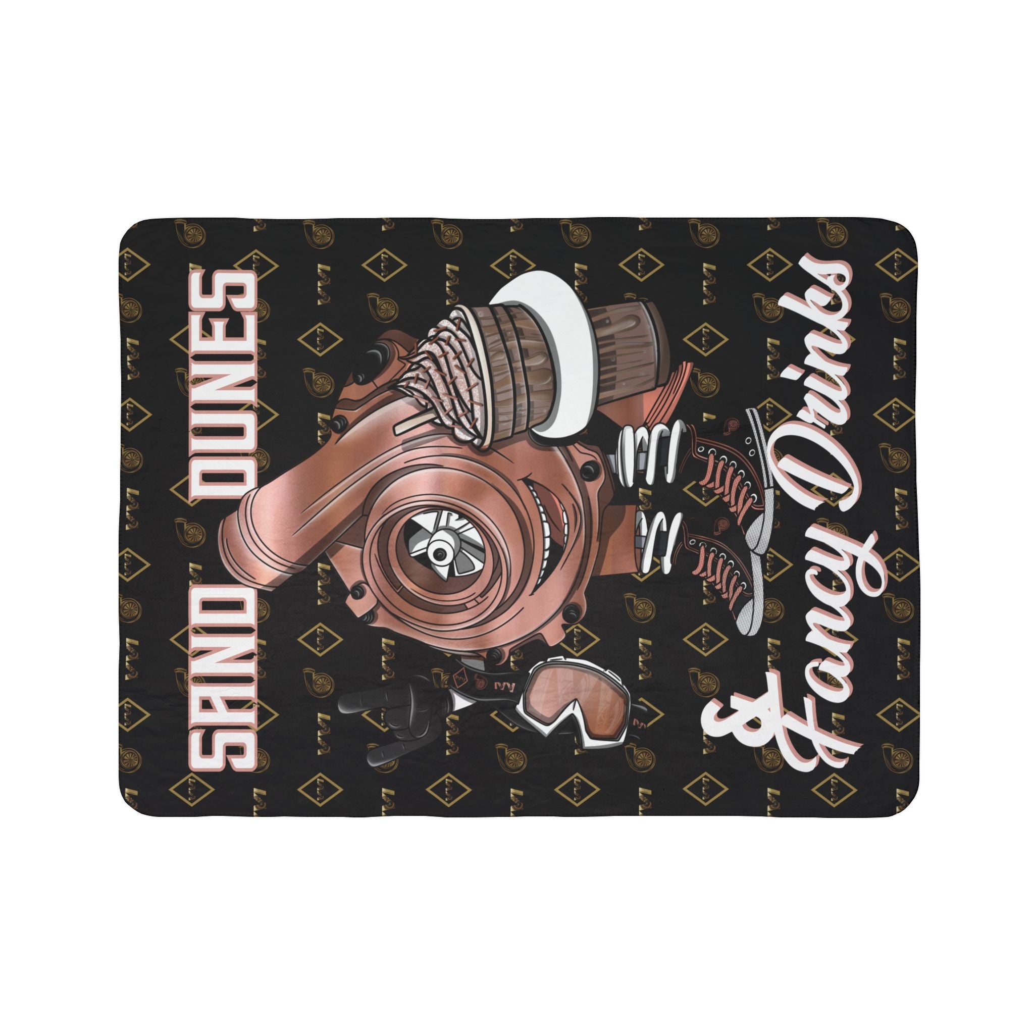 Sand Dunes & Fancy Drinks • Sherpa Blanket