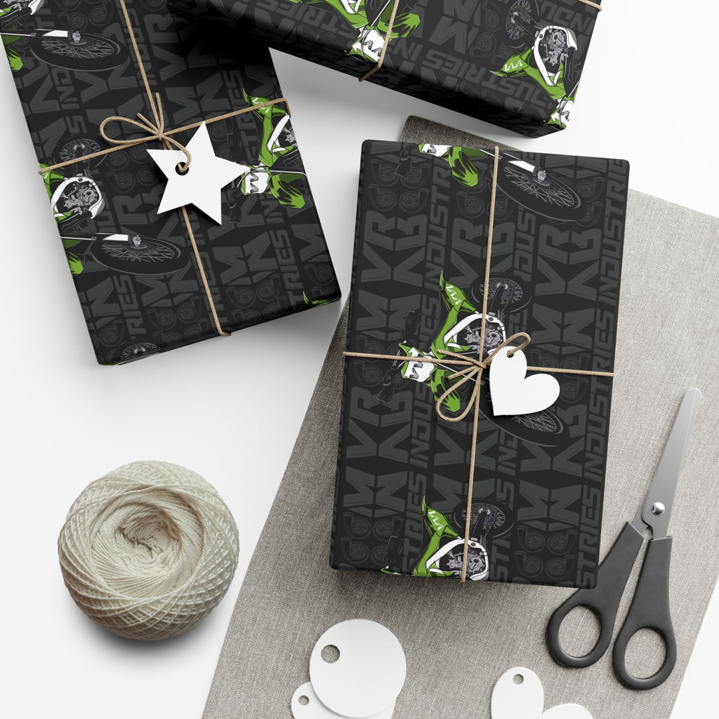 Green Dirtbike • Wrapping Paper