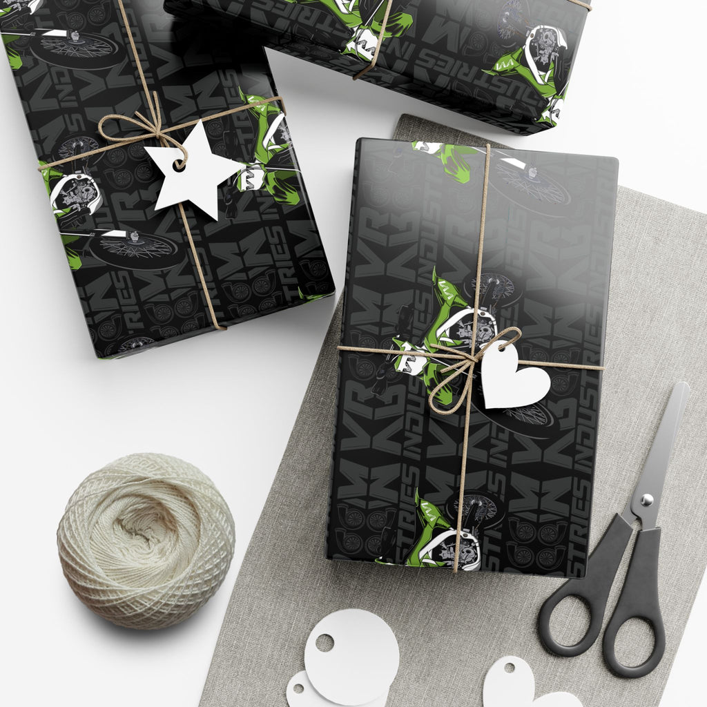Green Dirtbike • Wrapping Paper