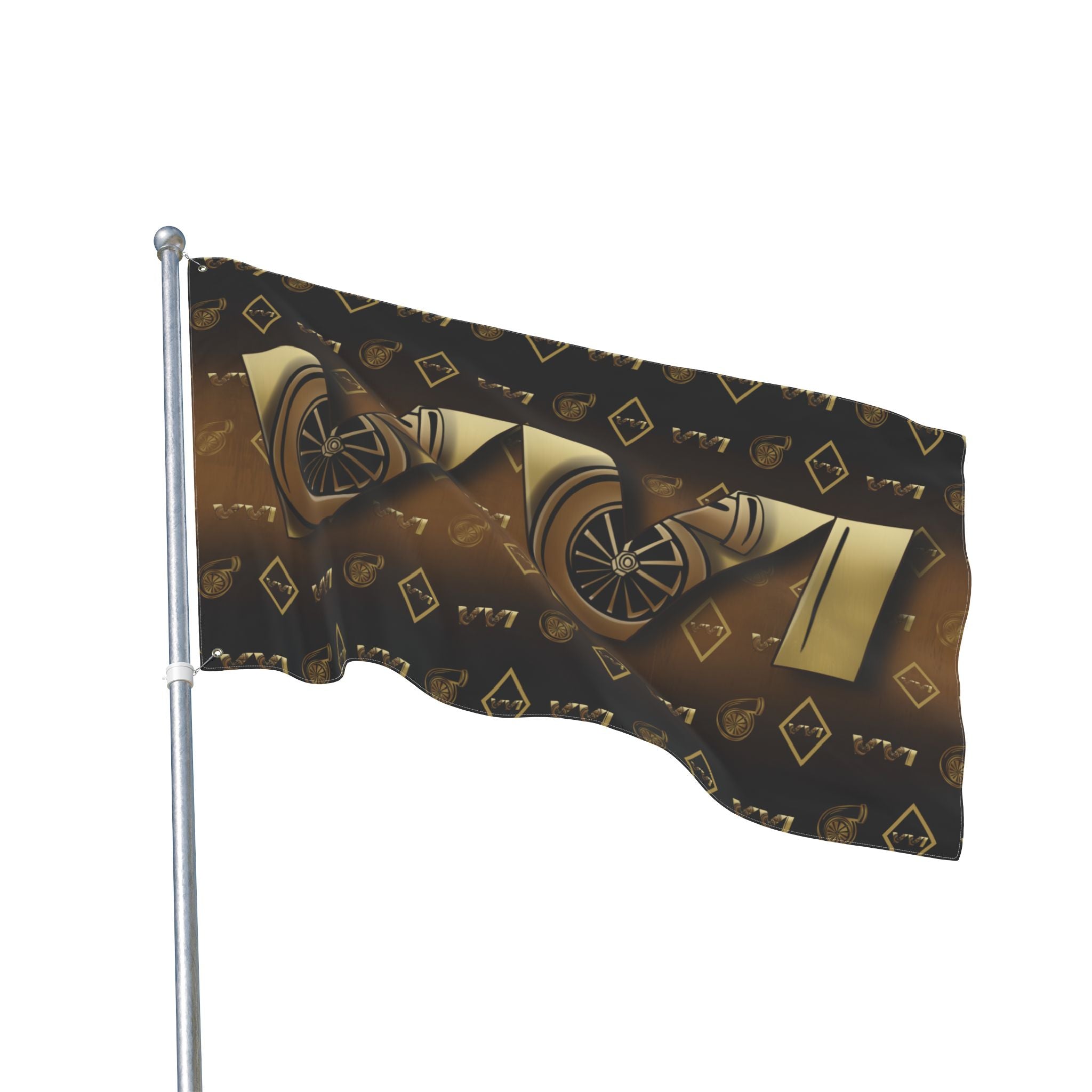 Dip & Haulin Ass + VVI  (Passenger Side) Flag