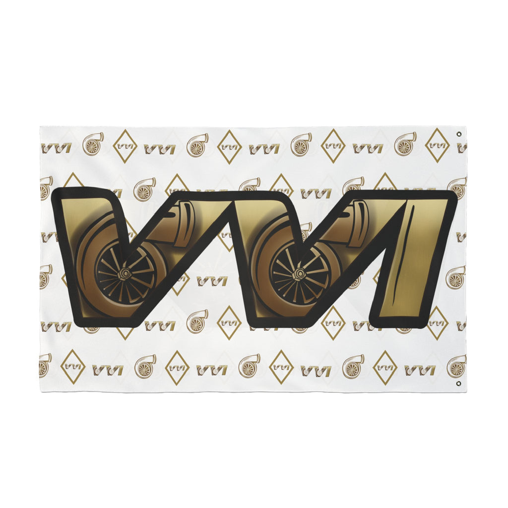 VVI • Diamonds & Gold + White (Same) Flag