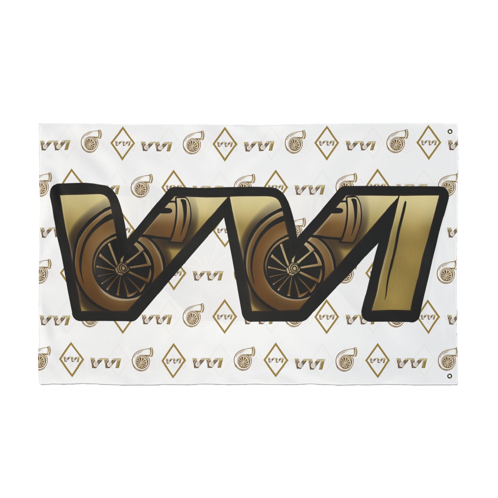 VVI • Diamonds & Gold + White (Same) Flag