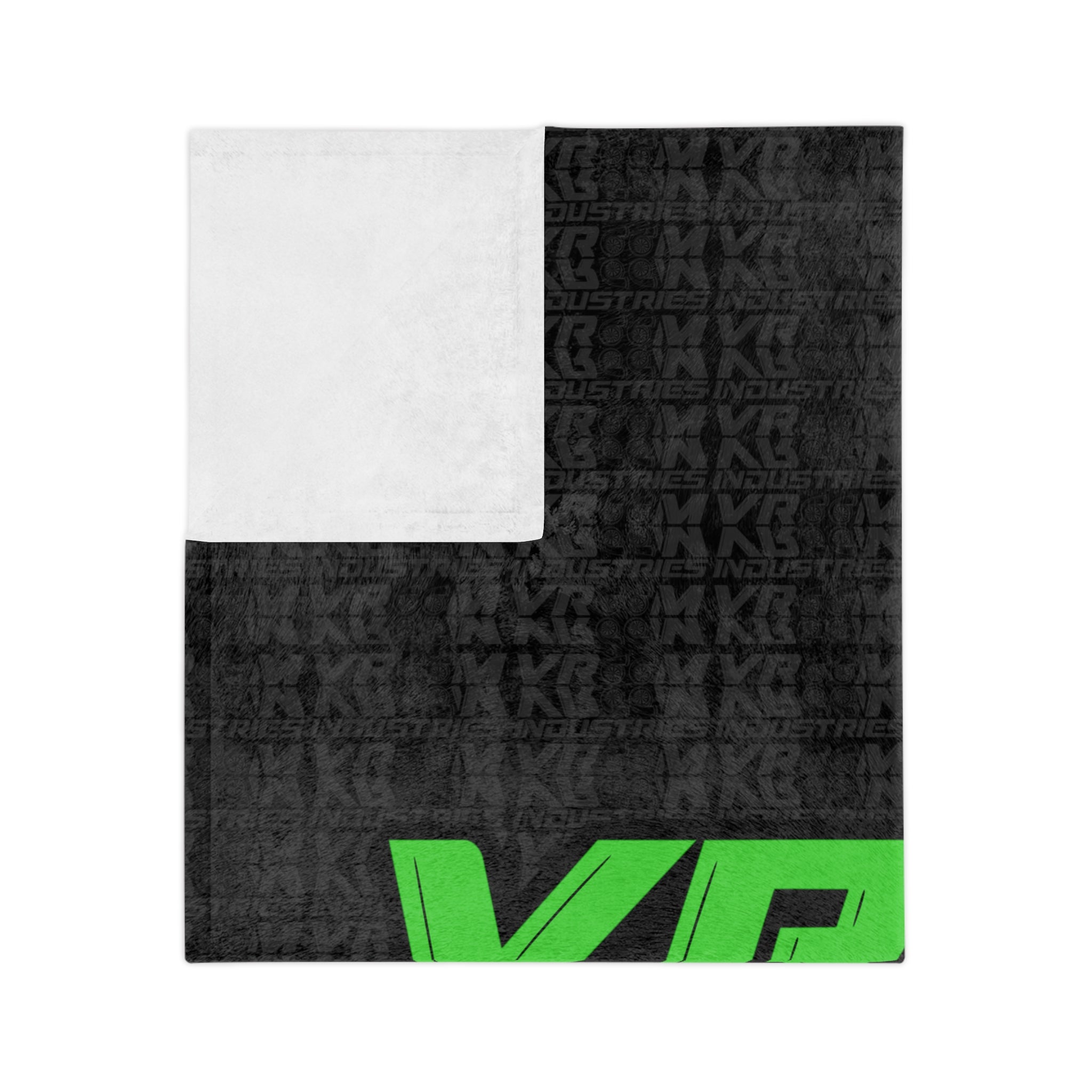 VroomVroom • Green + Black • Microfiber Blanket