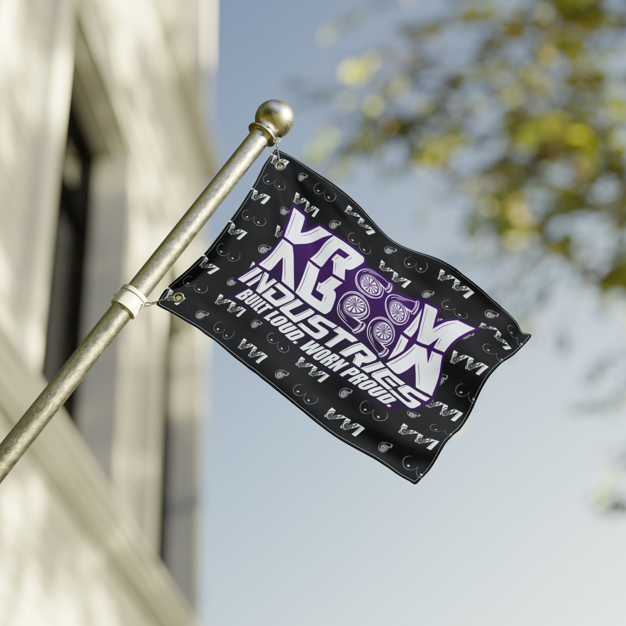 VroomVroom BLWP Purple + VVI • Flag