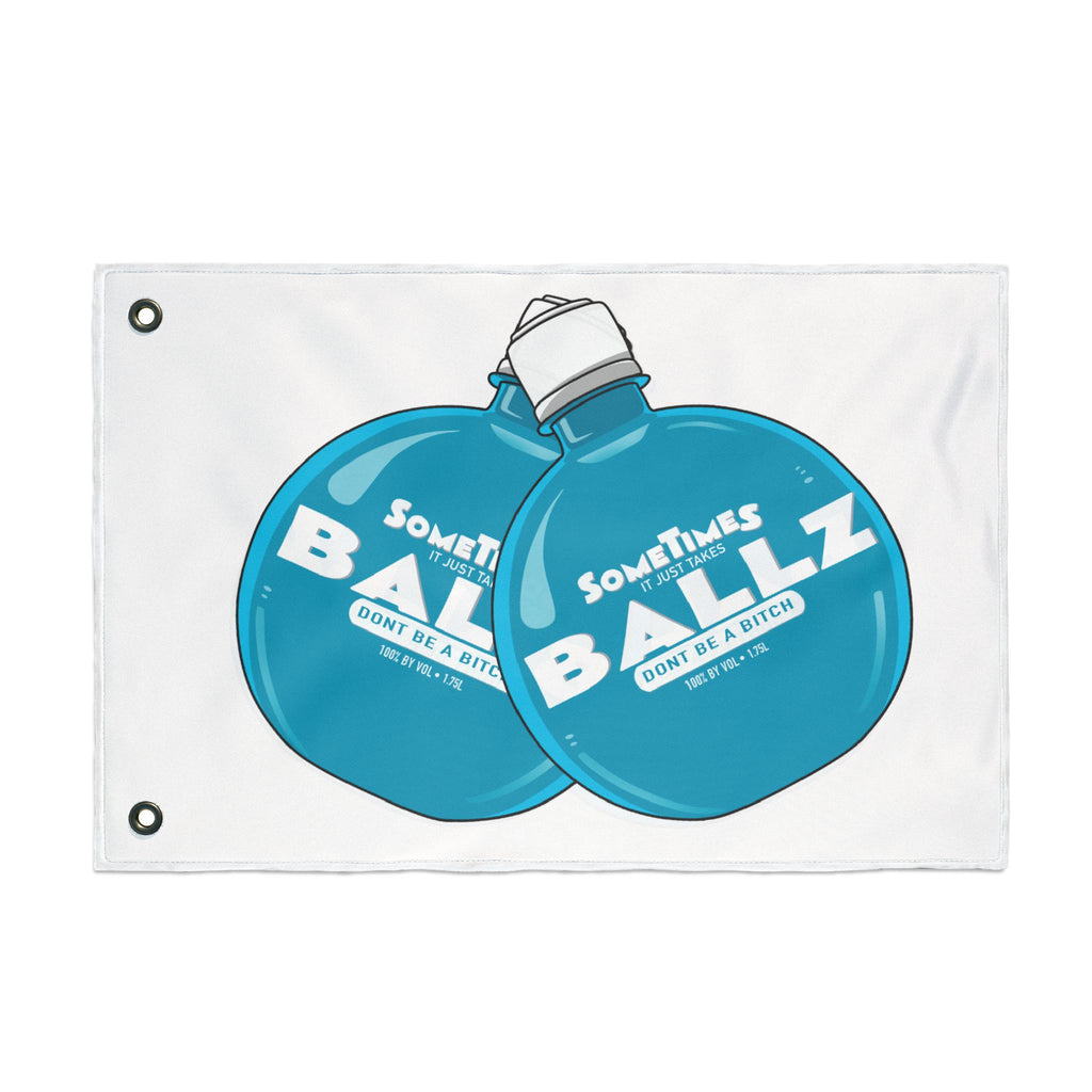 It Just Takes Ballz • White (Same) Flag
