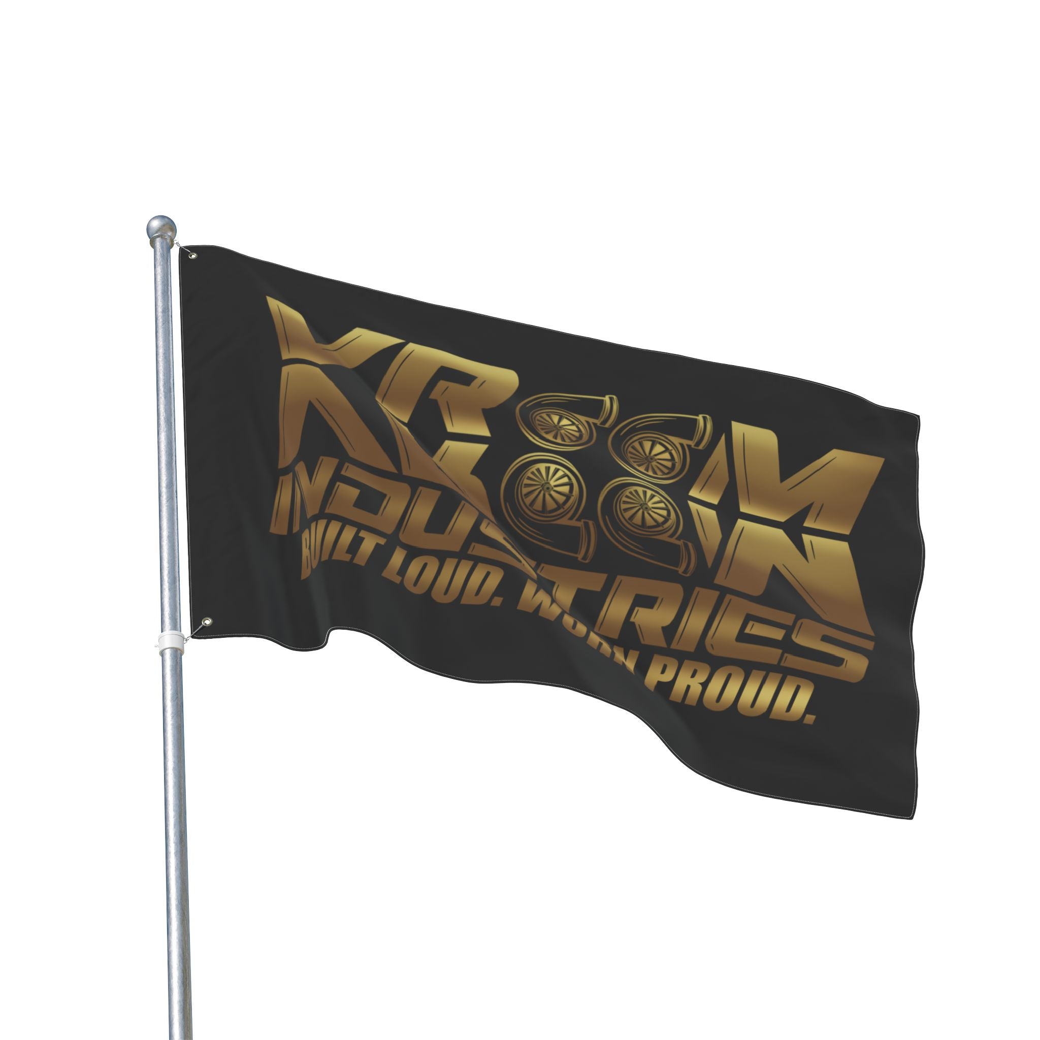 VroomVroom BLWP • Gold + Black (Same) Flag
