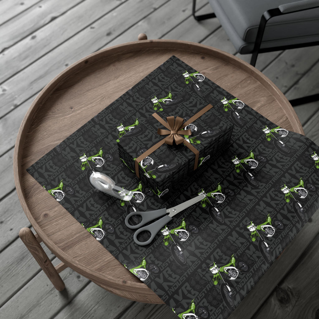 Green Dirtbike • Wrapping Paper