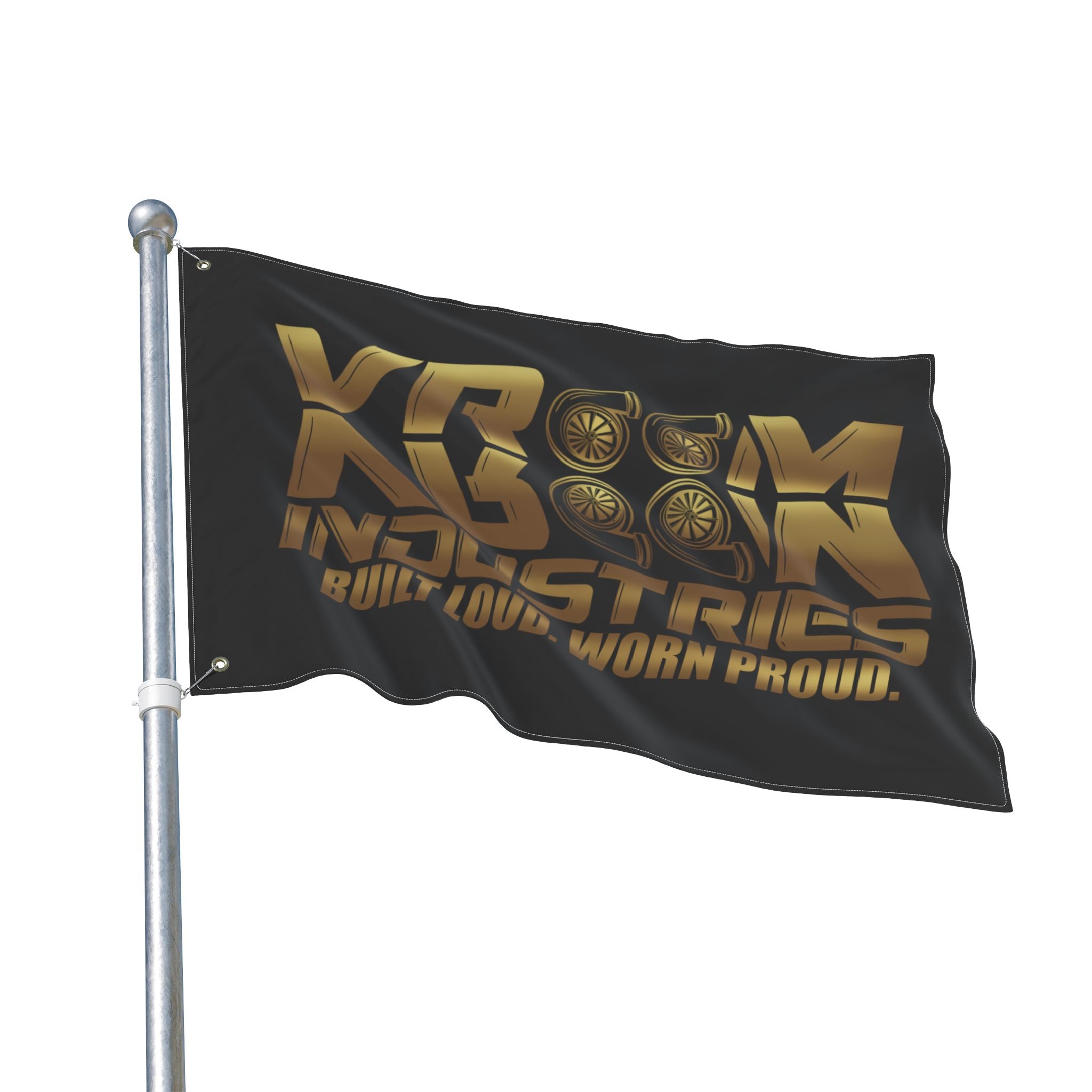 VroomVroom BLWP • Gold + Black (Same) Flag