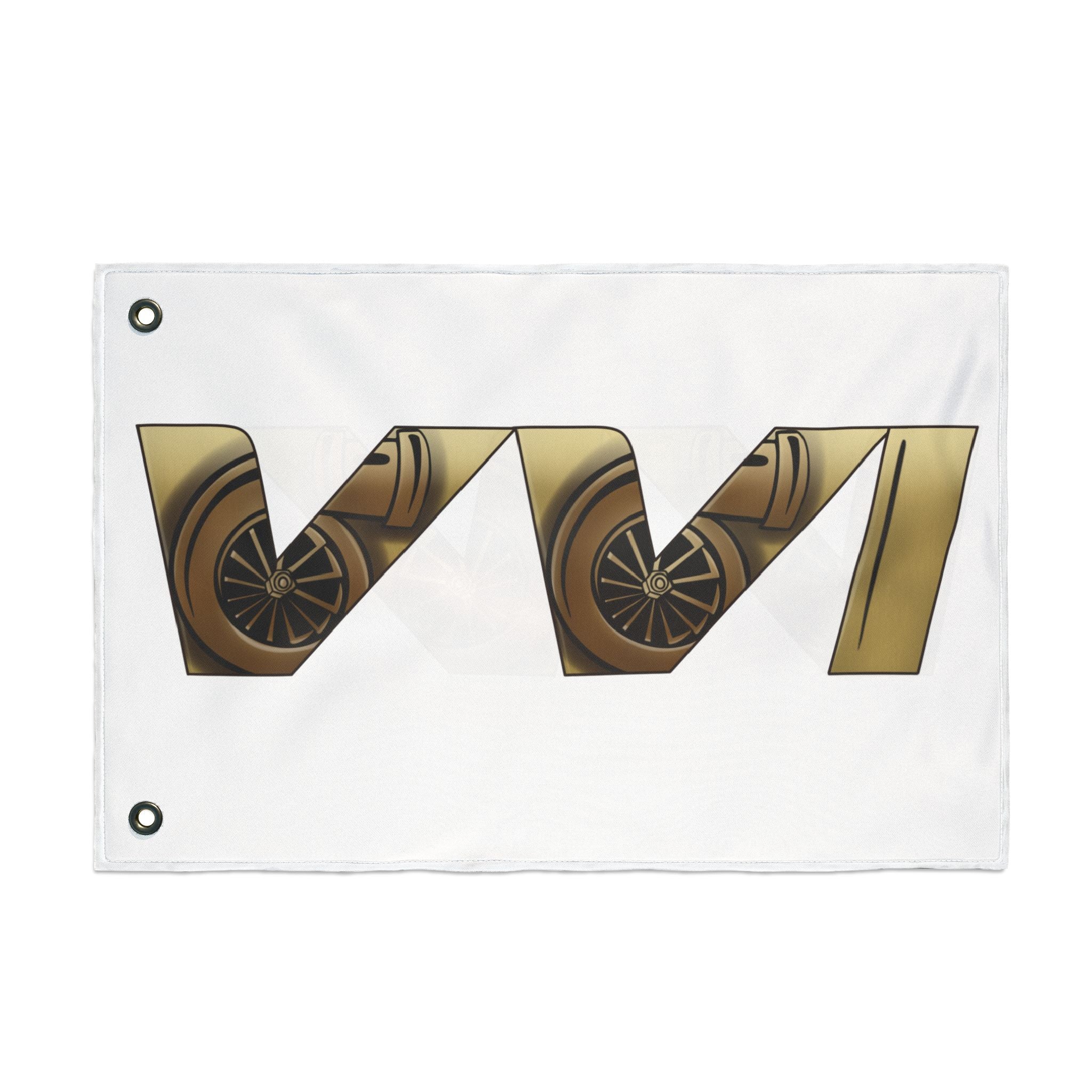 VVI • Gold + White (Same) Flag