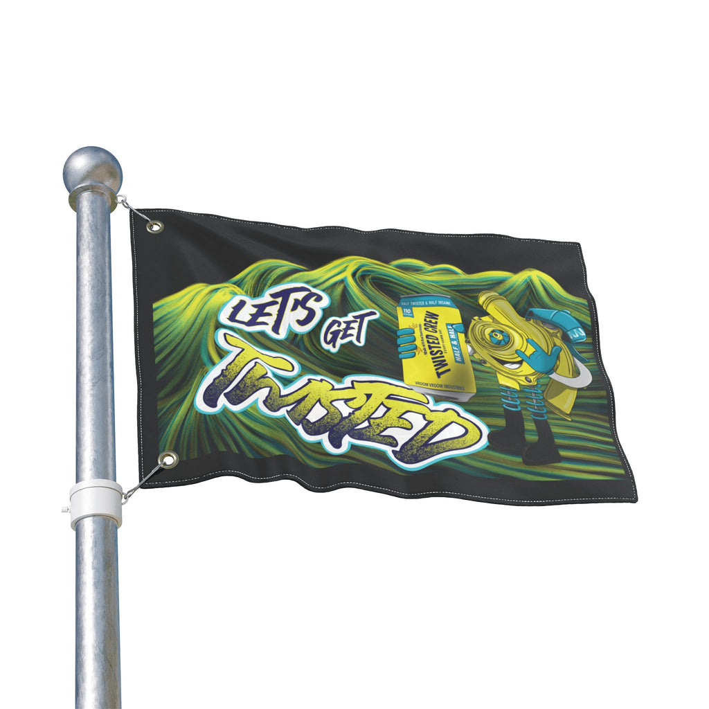 Twisted Crew + VroomVroom • (Driver Side) Flag