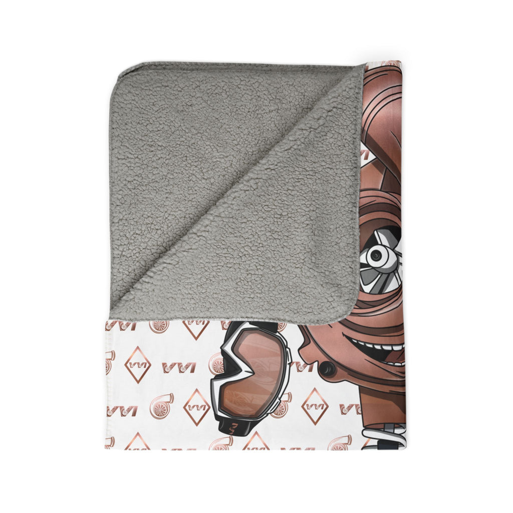 Sand Dunes & Fancy Drinks • White • Sherpa Blanket