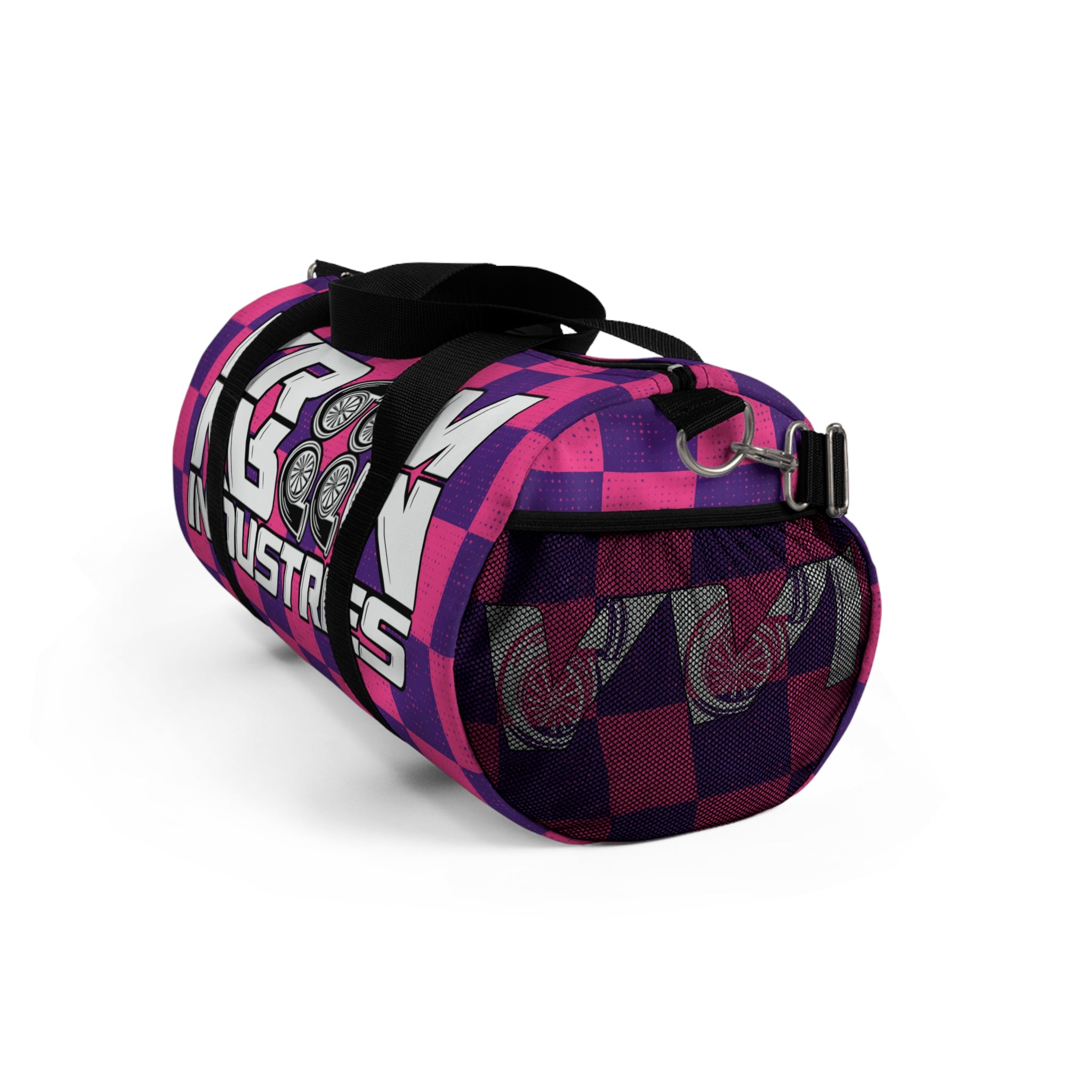 VroomVroom • Pink & Purple Checkered • Duffle Bag