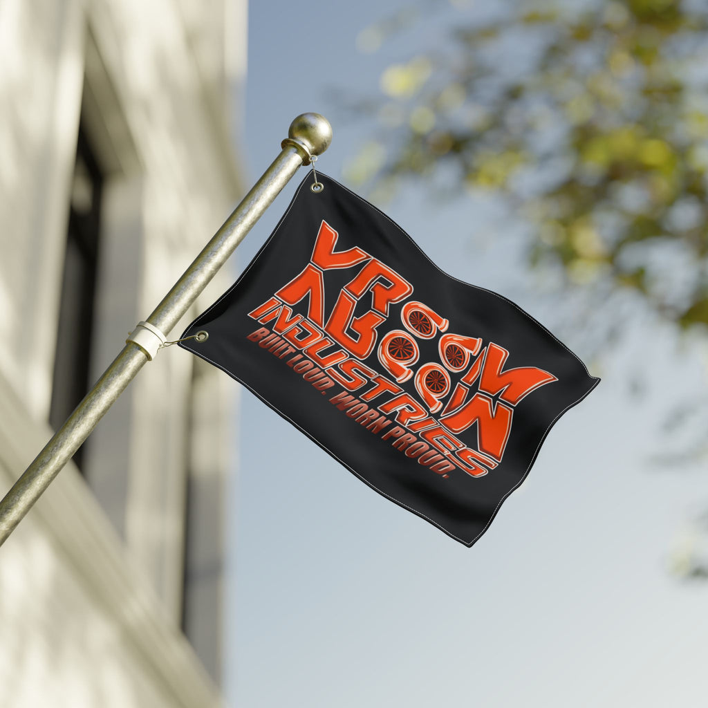 VroomVroom BLWP • Orange + Black (Same) Flag