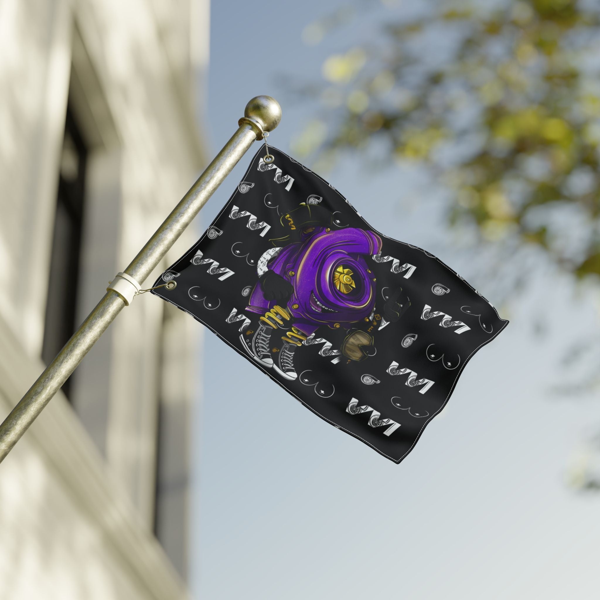 VroomVroom + Purple Vroomie Flag