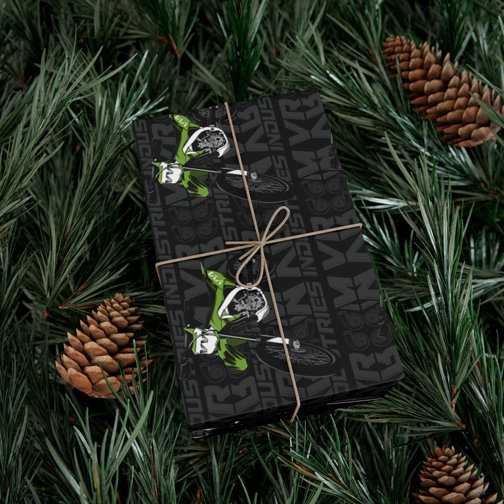 Green Dirtbike • Wrapping Paper