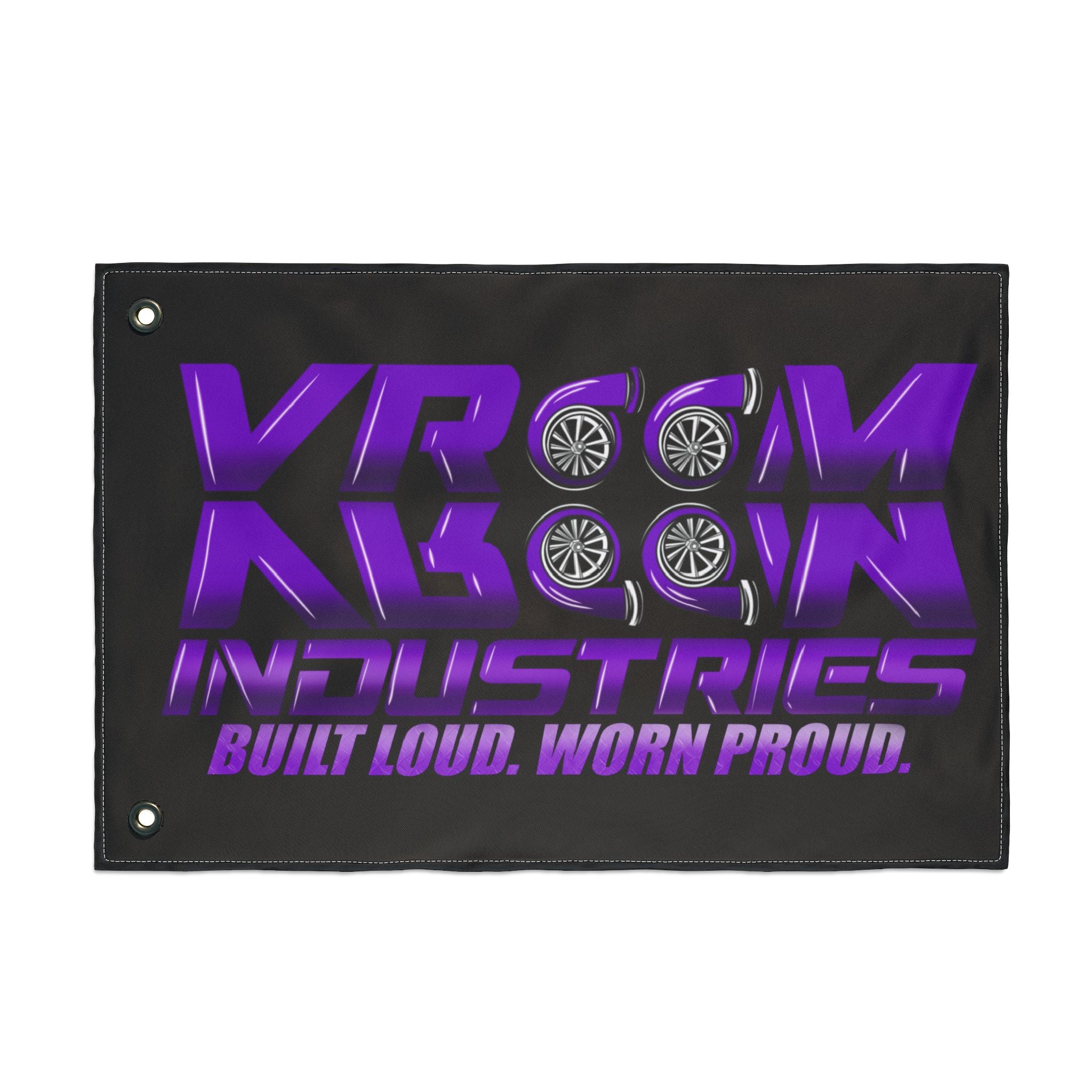 VroomVroom BLWP • Purple + Black (Same) Flag