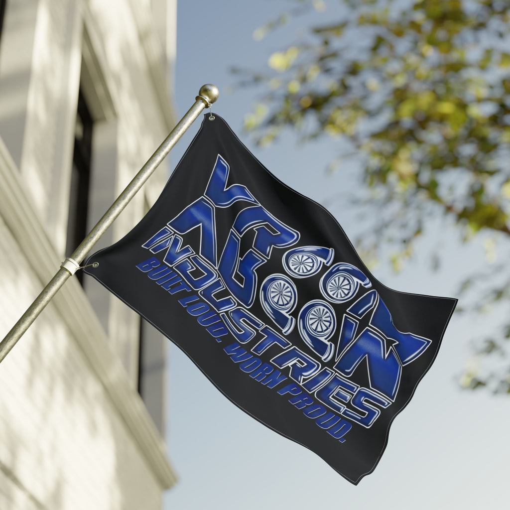 VroomVroom BLWP • Blue + White + Black (Same) Flag