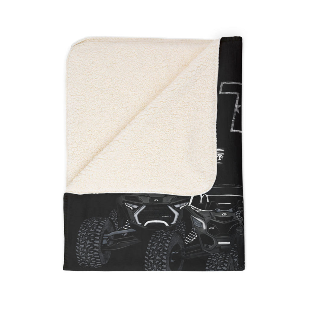 United We Stand Side By Side •  Sherpa Blanket