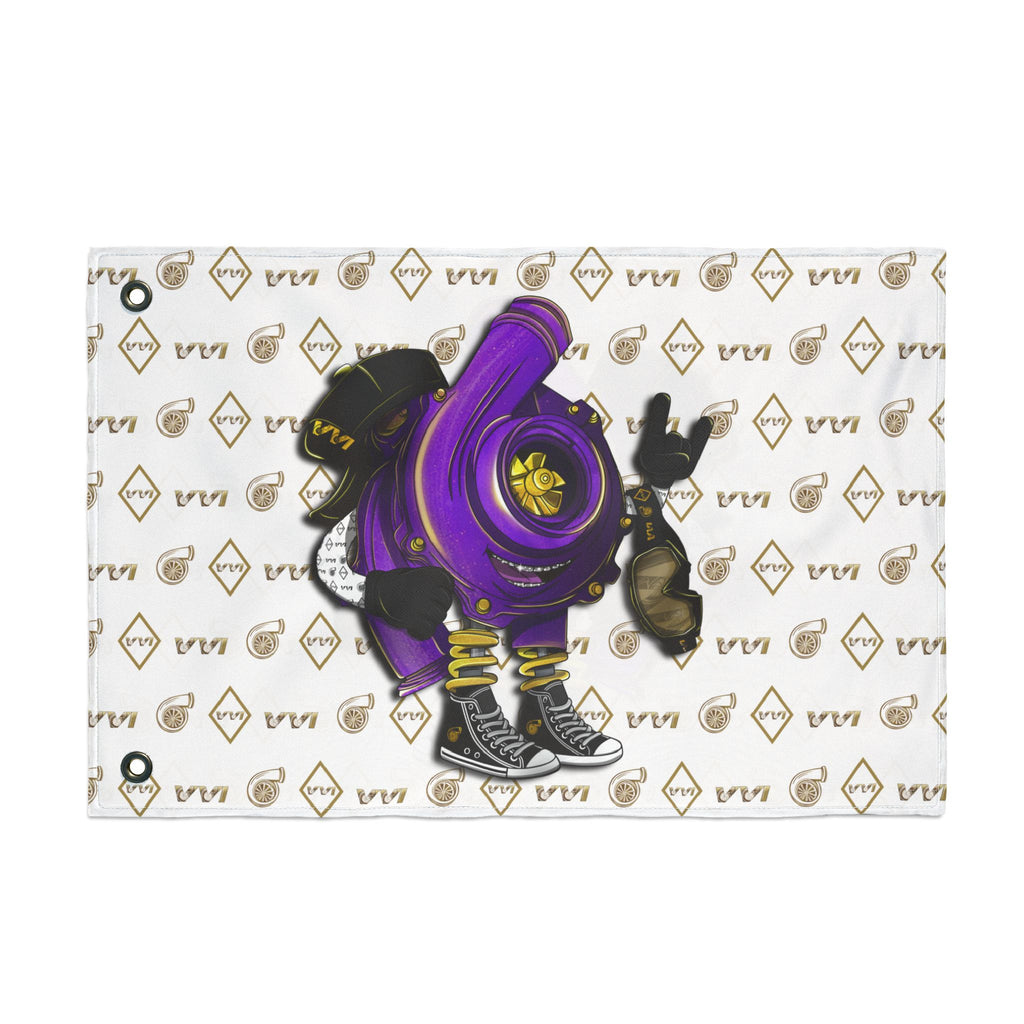 Vroomie Purple • VVI Gold + White (Same) Flag