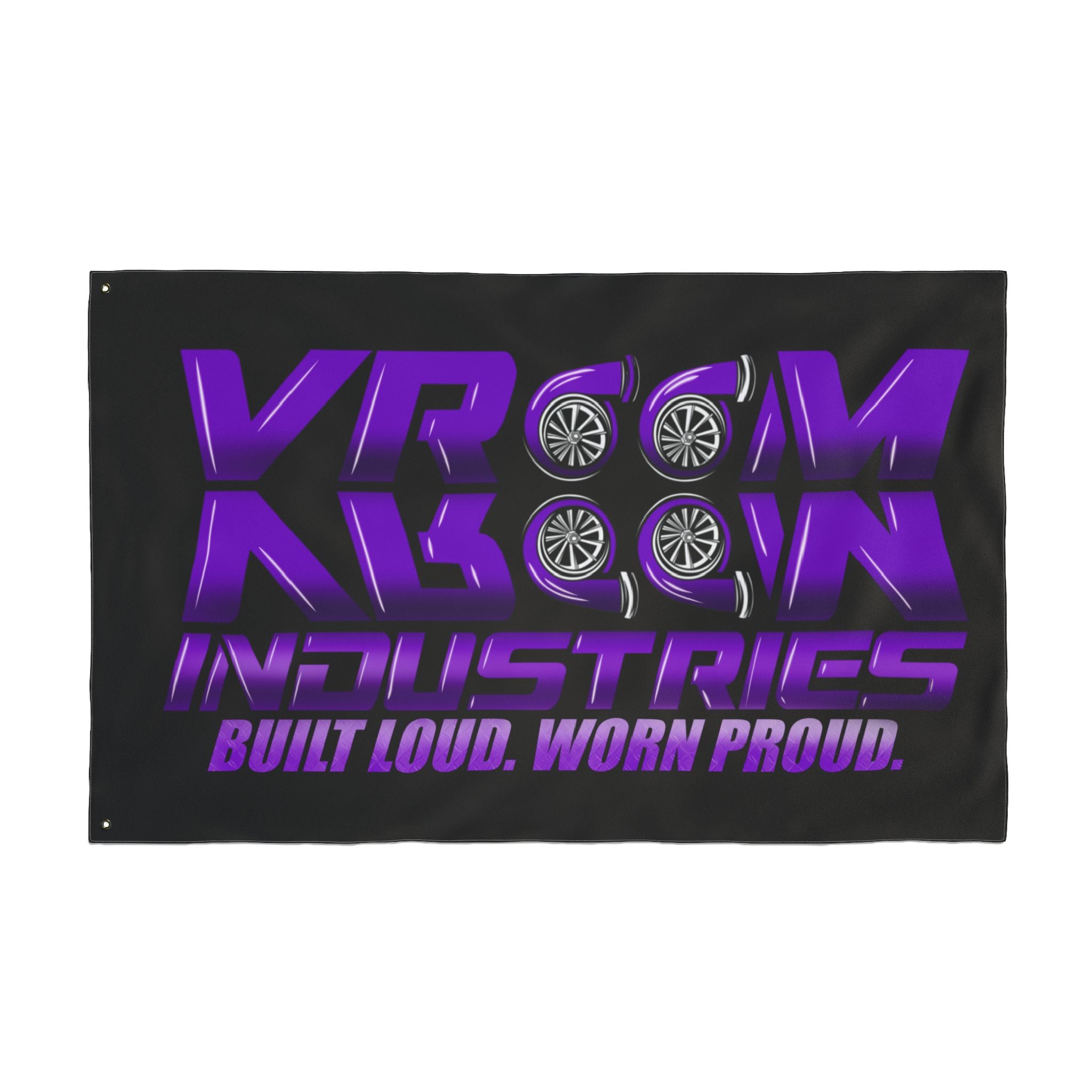 VroomVroom BLWP • Purple + Black (Same) Flag