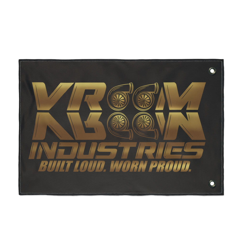 VroomVroom BLWP • Gold + Black (Same) Flag