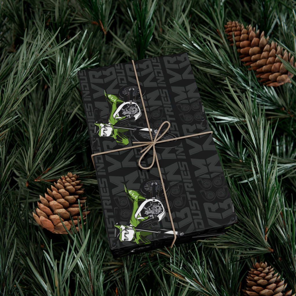 Green Dirtbike • Wrapping Paper