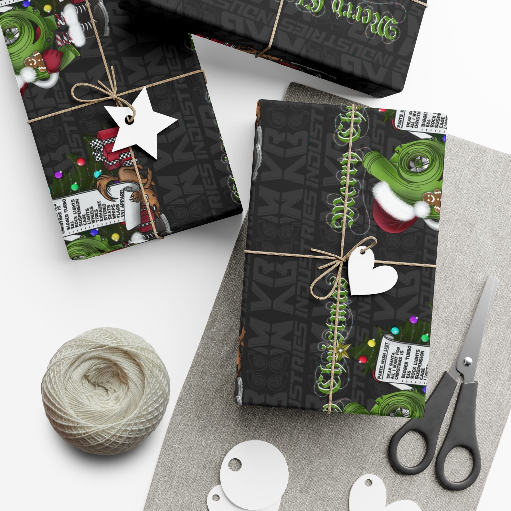 Vroomie SxS Christmas Wrapping Paper