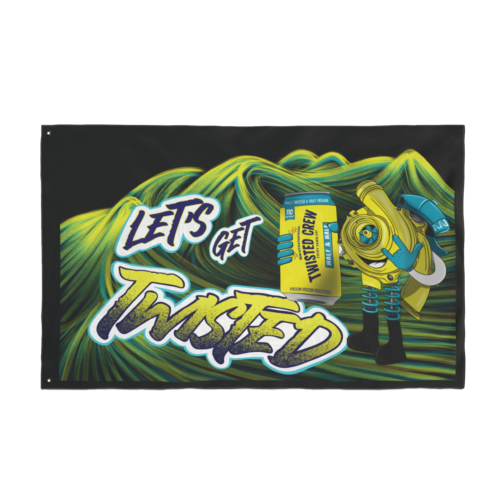 Twisted Crew + VroomVroom • (Driver Side) Flag