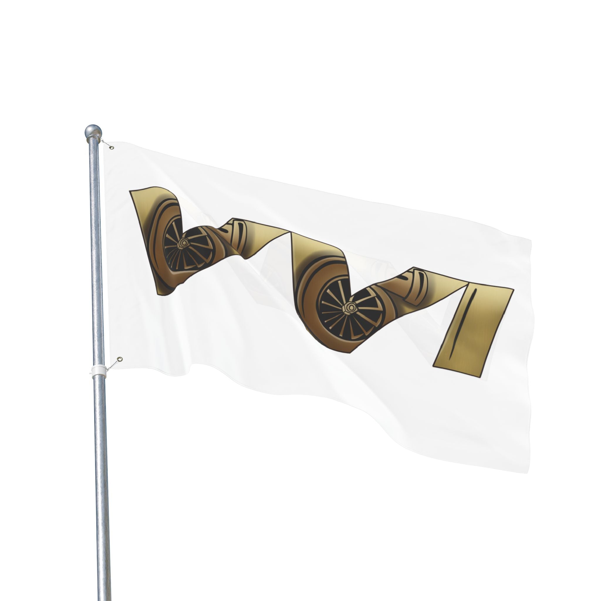 VVI • Gold + White (Same) Flag