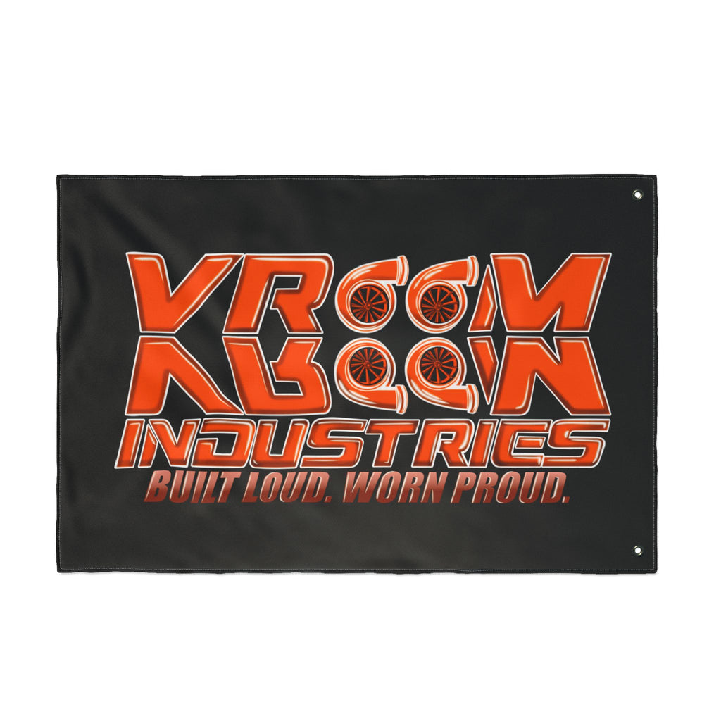 VroomVroom BLWP • Orange + Black (Same) Flag