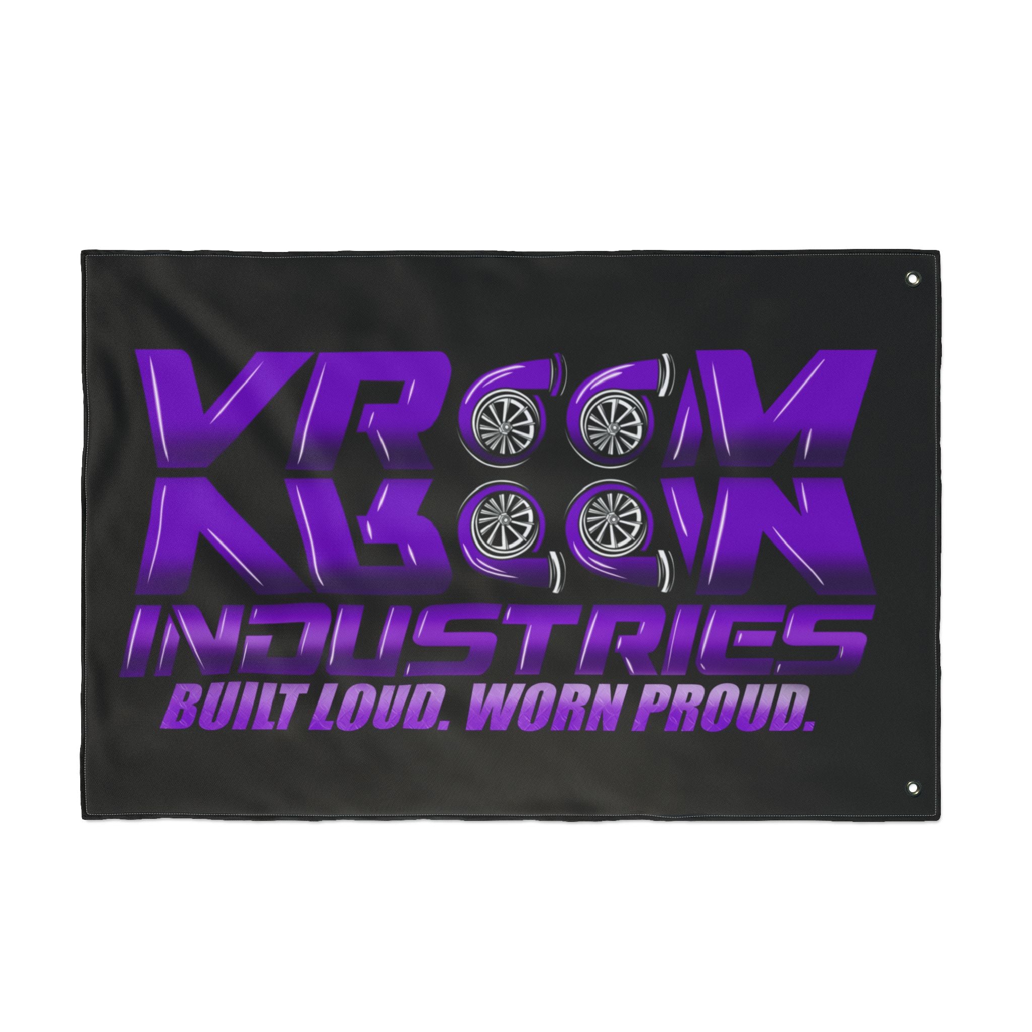 VroomVroom BLWP • Purple + Black (Same) Flag